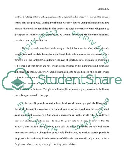 Comparison and Contrast of Beliefs in Literature