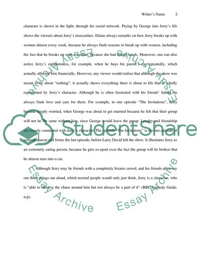 Quiet Torrential Sound by Joan Ackermann and a Seinfeld episode written by Larry David