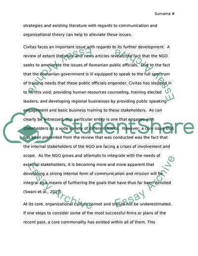 A Memorandum to the CEO of an Organisation