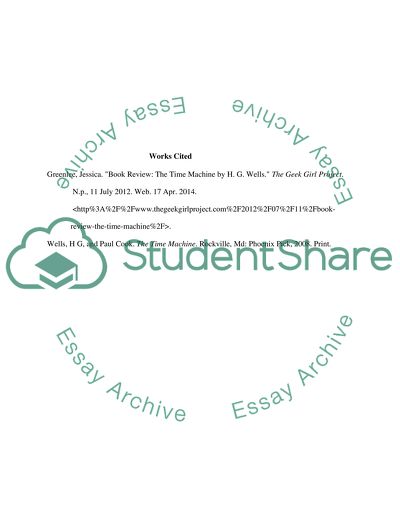 The Time Machine- H.G. Wells