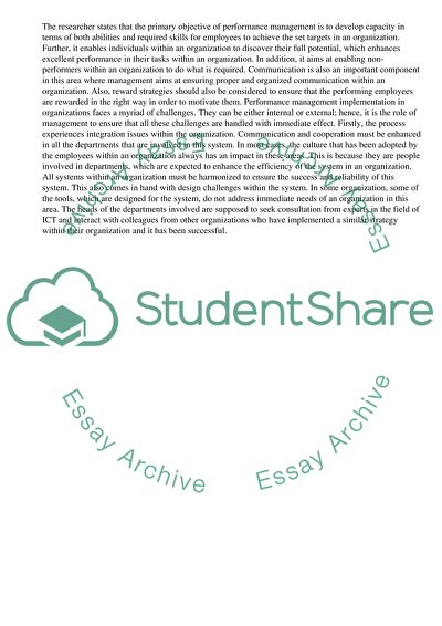 Reward Principles and Performance Management in Organisations