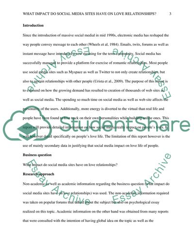 What Impact Do Social Media Sites Have on Love Relationships