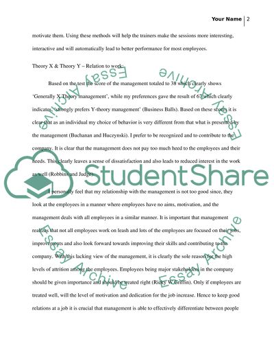 Employee Motivation and Training