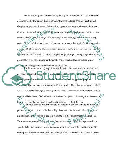 Cognition on Behavior