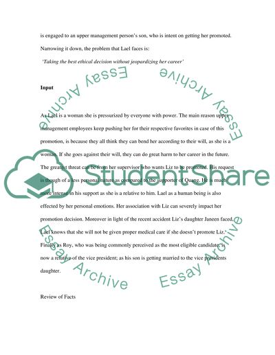 Ethical Decisions in Leadership