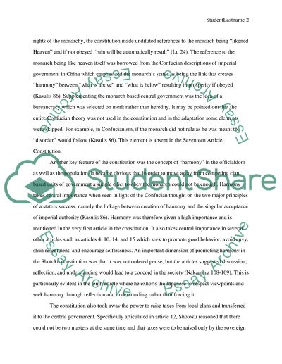 The Seventeen-Article Constitution