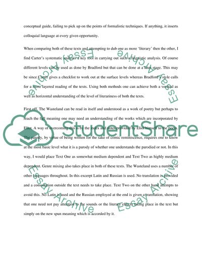 Carry Out a Close Linguistic Analysis