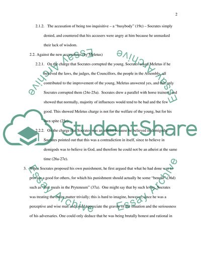Progression of Socrates Mission