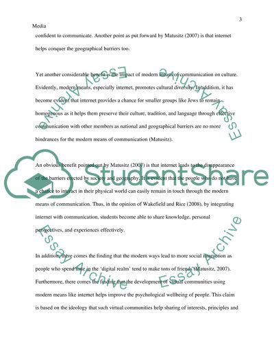 The New Media, and New Forms of Communications