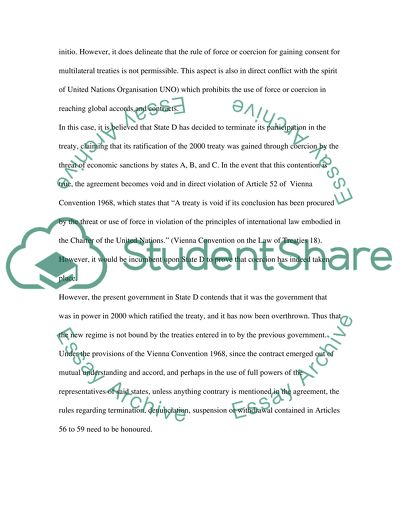The 1969 Vienna Convention on the Law of Treaties
