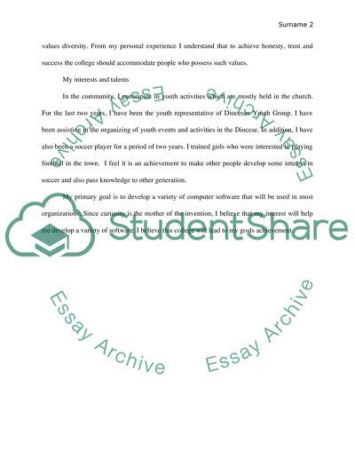 Interest in Joining the College