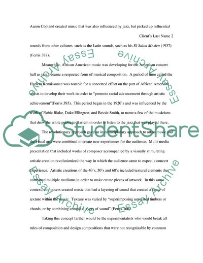 American Music History