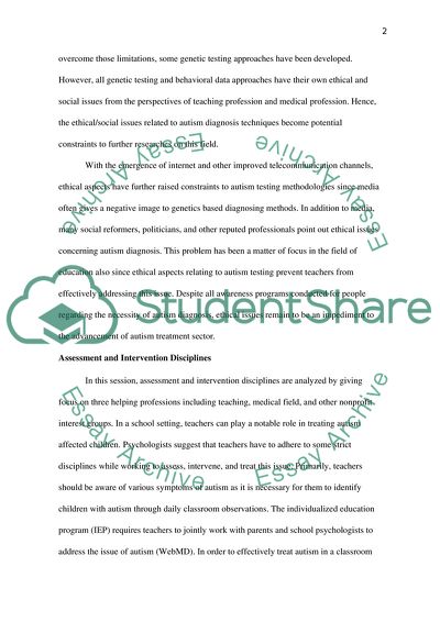 Peculiarities in Education of the Autists