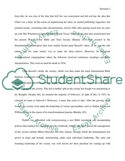 Christian Denomination