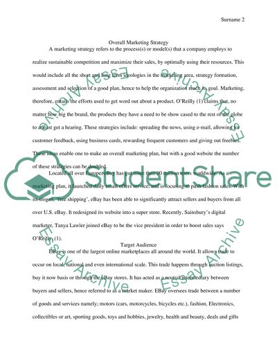 EBays Overall Digital Marketing Efforts