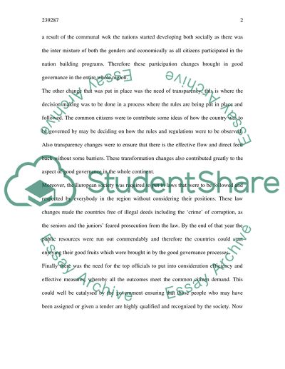 The European Union governance