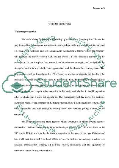 Marketing Scenario of the Walmart Company