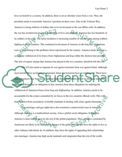 Foreign and Domestic Policy Issues from the 60s and Today