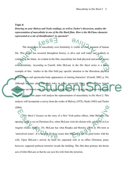 Representation of Masculinity in Die Hard 2