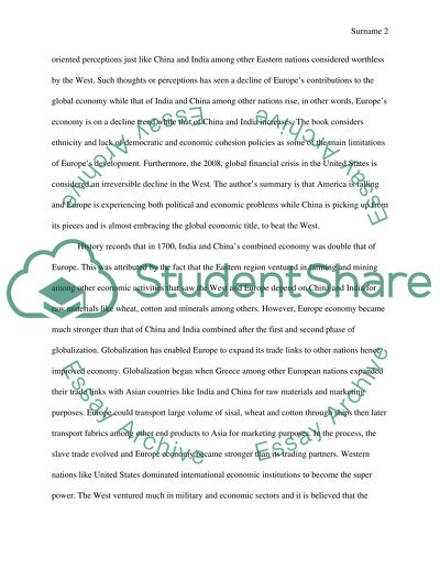 The End of the West The Once and Future Europe