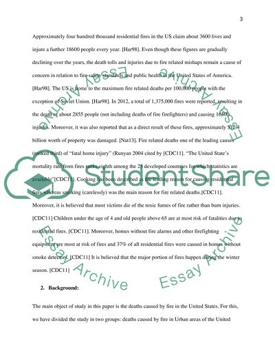 Hypothesis: Rural residential smoking fires cause more deaths than do urban residential smoking fires