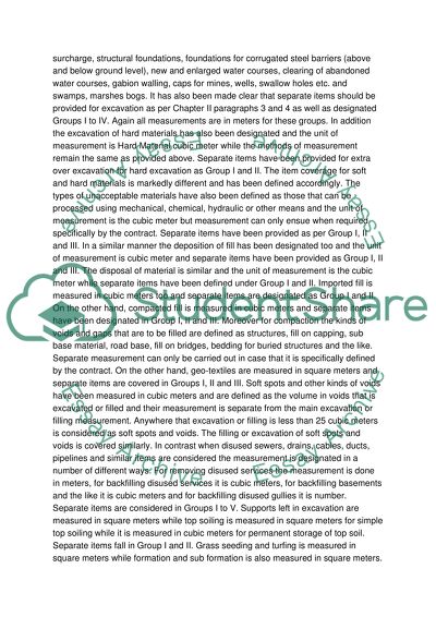 Civil Engineering Measurement