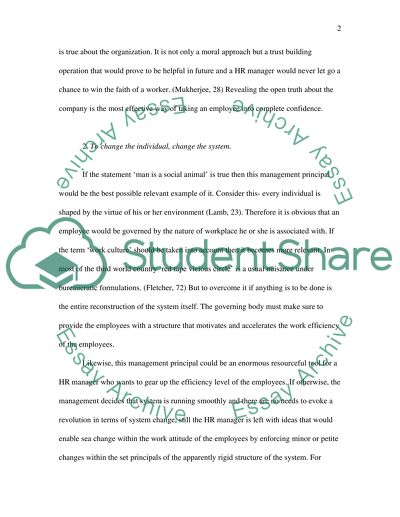 The sustainability of Organizing