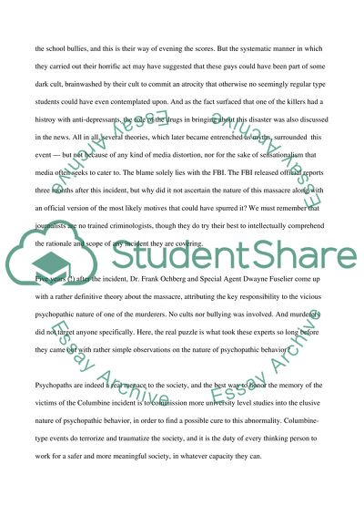 The Columbine Incident