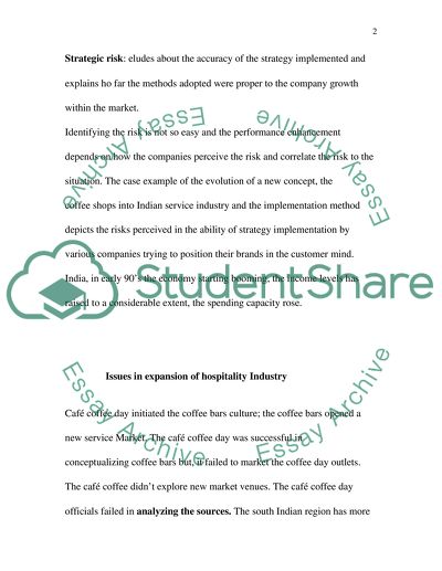 Risk Management - Hospitality Industry