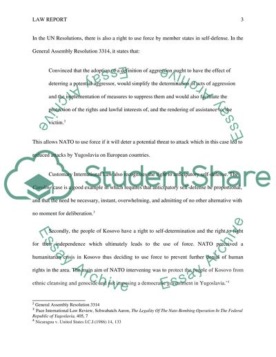 Arguments in Favor of the United Kingdom in the Serbia and Montenegro v UK Case