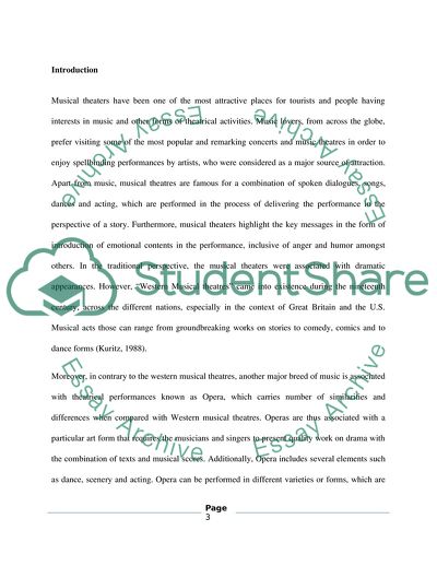 Difference between Western Musicals and Beijing Opera in Terms of Performance and Musical Features