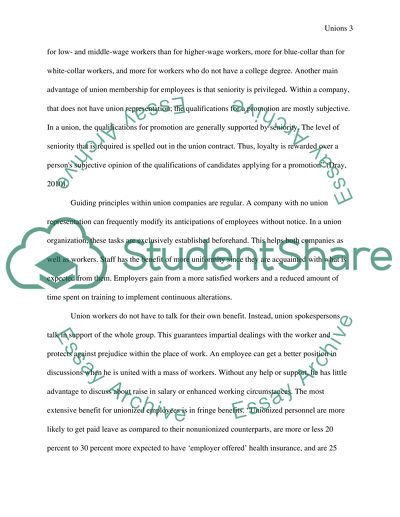 How unions benefit employees