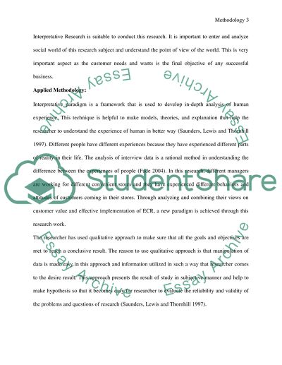 Research Methodology and Methods