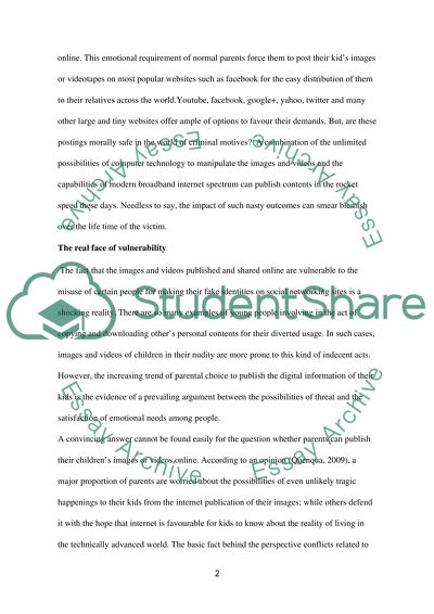 Online Publication of Personal Contents: Needs and Threats
