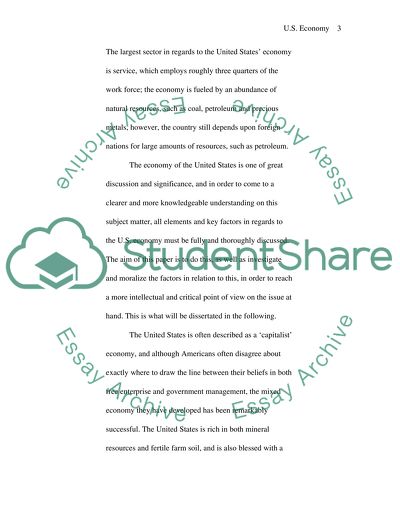 Economy of the United States: