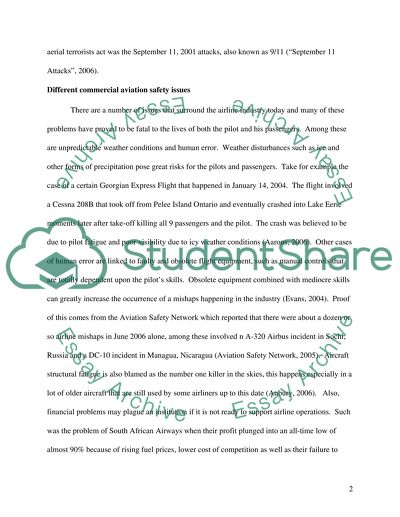 Commercial Aviation Safety