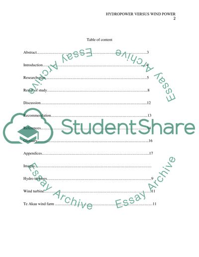 Hydropower versus Wind Turbine Generators in the Waikato