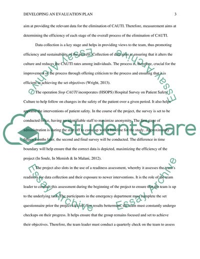 Developing an Evaluation Plan