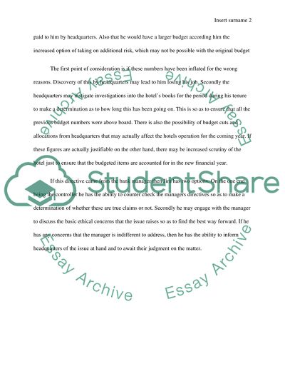 Ethical Issues in Accounting & Finance