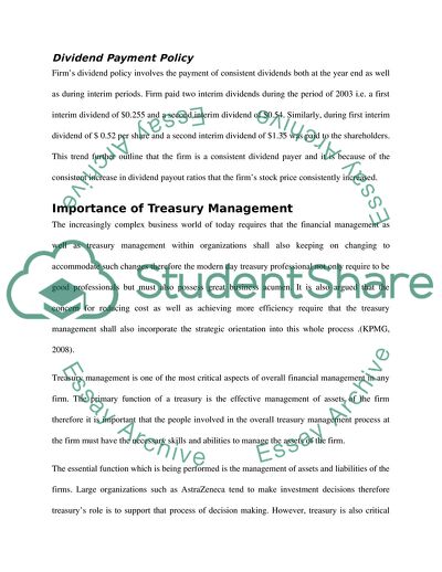 Financial Performance of AstraZeneca