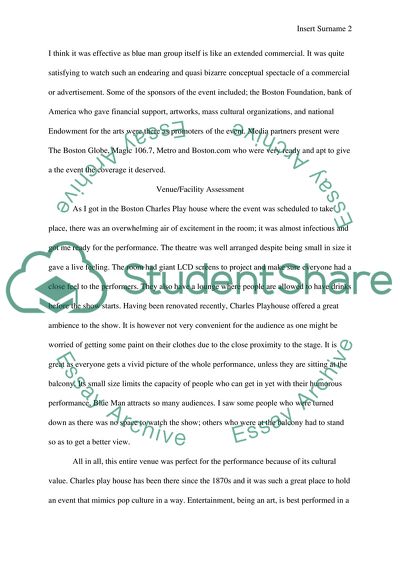 Entertainment Performance Review: Blue Man