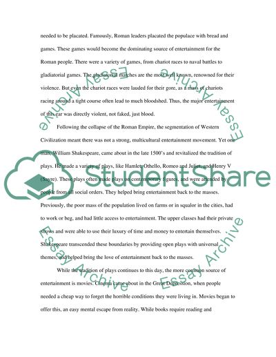 I was thinking like the Theaters from greek to roman to william shakespeare to tv now