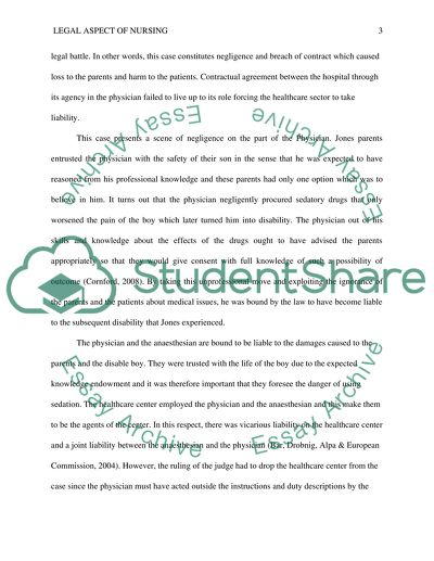 Legal aspect of nursing