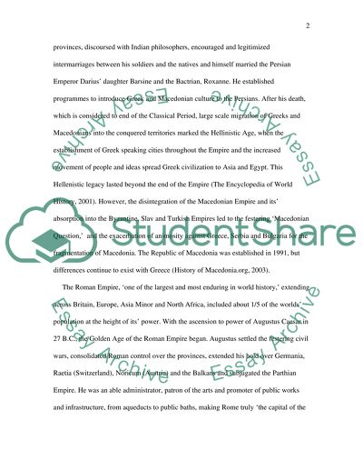 World History - Empires& integration