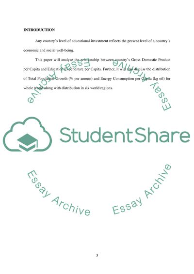 Quantitative Analysis of Relationship between GDP and EE
