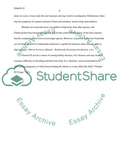 Vitamin D Organic Compounds