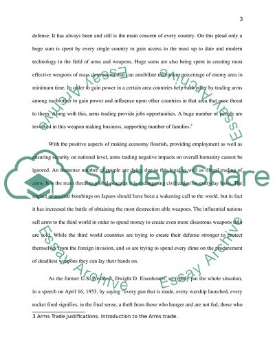 Arms Trade Is Big Business