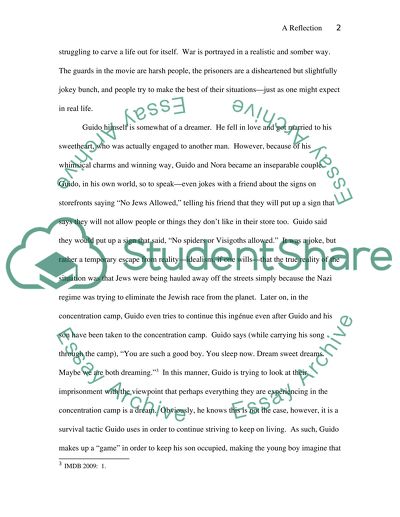 A reflection on the movie Life is Beautiful: classicist concepts of humanism, realism, and idealism