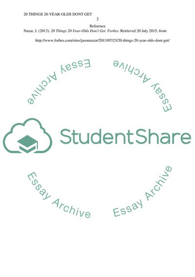 20 Things 20-Year-Olds Dont Get