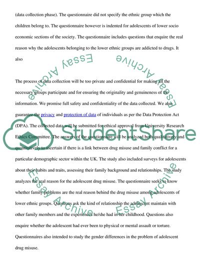 Adolescent drug misuse and parental conflict among black and ehtnic mninority groups in the uk